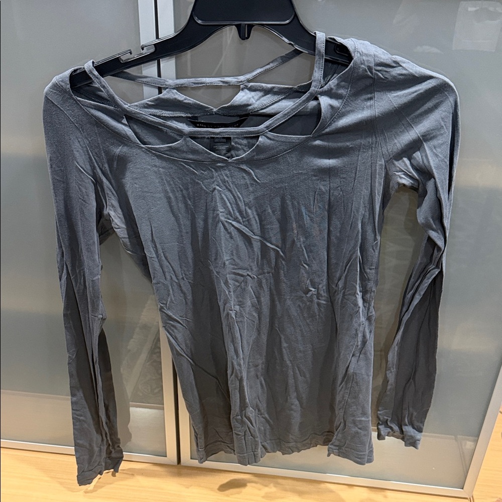 Marc By Marc Jacobs Charcoal Long Sleeve Top